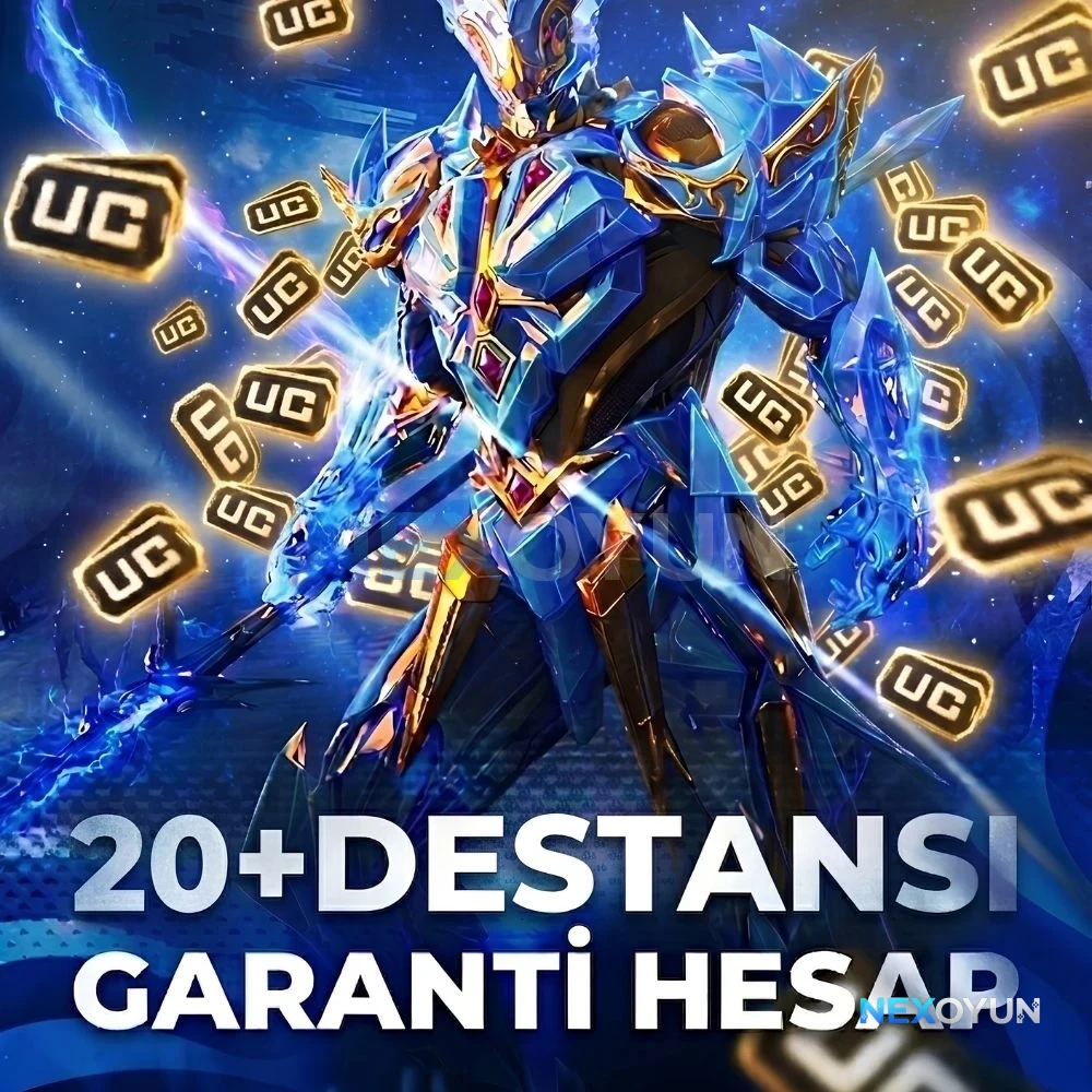 PUBG Mobile 20+ Destansı Garantili Hesap